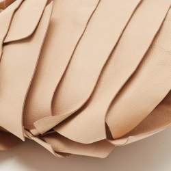 Pre Owned Yves Saint Laurent Beige Leather Small St Tropez Hobo