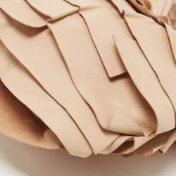 Pre Owned Yves Saint Laurent Beige Leather Small St Tropez Hobo