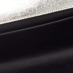 Pre Owned حقيبة كلتش ايف سان لوران بيل دو جور جلد لامع بيج بقلاب