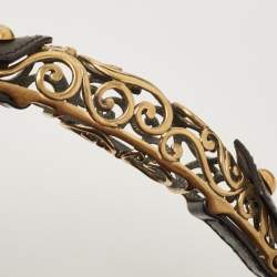 Pre Owned Yves Saint Laurent Dark Brown Leather Vincennes Mombasa Hobo