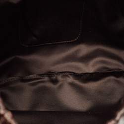 Pre Owned Yves Saint Laurent Dark Brown Leather Vincennes Mombasa Hobo