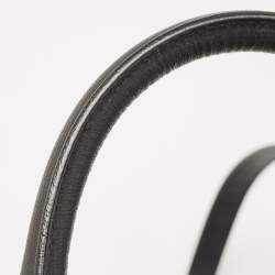 Pre Owned Yves Saint Laurent Black Leather Small Cabas Chyc Satchel