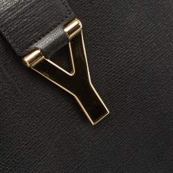 Pre Owned Yves Saint Laurent Black Leather Small Cabas Chyc Satchel