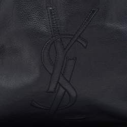 Pre Owned Yves Saint Laurent Nay Blue Leather Belle De Jour Tote