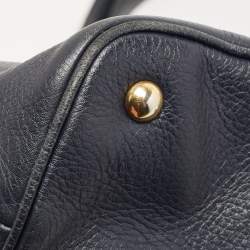 Pre Owned Yves Saint Laurent Nay Blue Leather Belle De Jour Tote