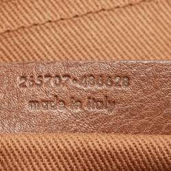 Yves Saint Laurent Brown Canvas and Leather Medium Muse Bag