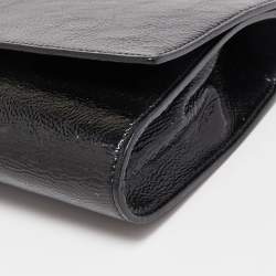 Pre Owned Yves Saint Laurent Black Leather Belle De Jour Clutch