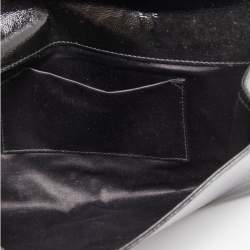 Pre Owned Yves Saint Laurent Black Leather Belle De Jour Clutch