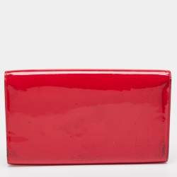 مملوكة مسبقًا Yves Saint Laurent Red Patent Leather Belle De Jour Clutch