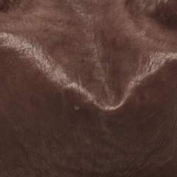 Pre Owned حقيبة هوبو سان لوران باريس رودي جلد بني