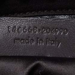 Pre Owned Yves Saint Laurent Two Tone Brown Suede and Leather Rive Gauche Shoulder Bag