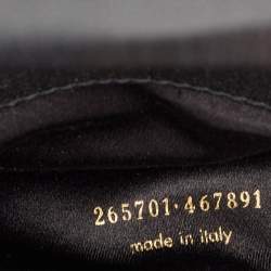 Pre Owned Yves Saint Laurent Black Leather Y-Ligne Clutch