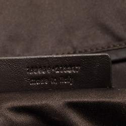 Pre Owned Yves Saint Laurent Brown Leather Oversized Muse Bag