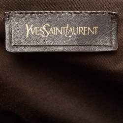 Pre Owned Yves Saint Laurent Red Patent Leather Roady Hobo