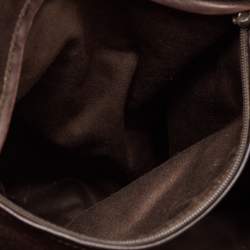 Pre Owned Yves Saint Laurent Red Patent Leather Roady Hobo