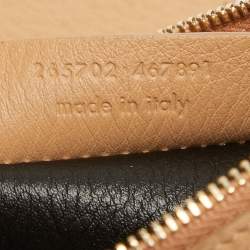 Yves Saint Laurent Dark Brown/Tan Leather Neo Reversible Tote