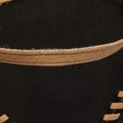 Yves Saint Laurent Dark Brown/Tan Leather Neo Reversible Tote