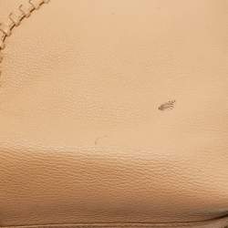 Yves Saint Laurent Dark Brown/Tan Leather Neo Reversible Tote