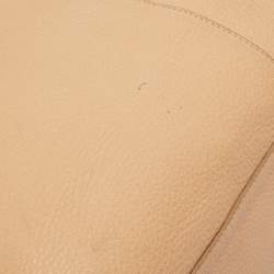 Yves Saint Laurent Dark Brown/Tan Leather Neo Reversible Tote