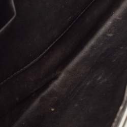 Pre Owned Yves Saint Laurent Silver Leather Belle De Jour Flap Clutch