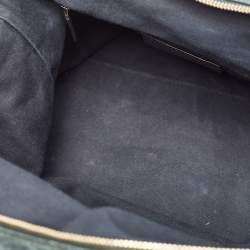 Yves Saint Laurent Metallic Green Leather Medium Easy Y Bag