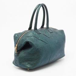 Yves Saint Laurent Metallic Green Leather Medium Easy Y Bag