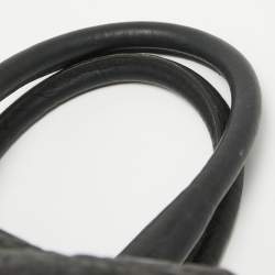 Pre Owned Yves Saint Laurent Black Leather Easy Y Boston Bag