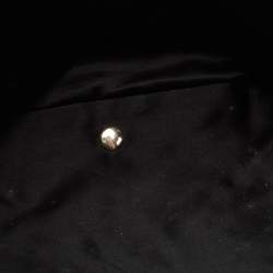 Pre Owned Yves Saint Laurent Metallic Leather Large Downtown Tote