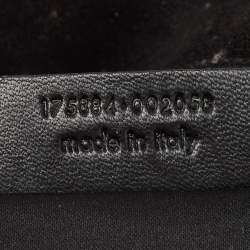 Pre Owned Yves Saint Laurent Metallic Leather Large Downtown Tote