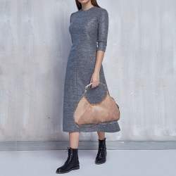 مملوكة مسبقًا حقيبة هوبو إيف سان لوران جلد برونزية ميتالك