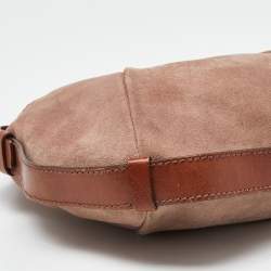 مملوكة مسبقًا حقيبة هوبو إيف سان لوران جلد برونزية ميتالك