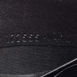 Yves Saint Laurent Black Patent Leather Belle De Jour Zip Around Wallet