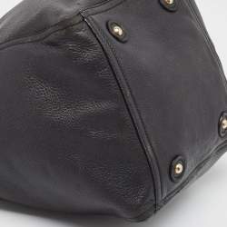 مملوكة مسبقًا Yves Saint Laurent Black Leather Large Downtown Tote