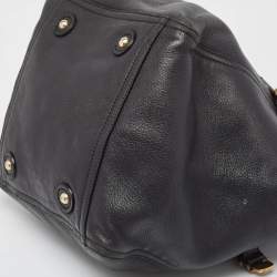 مملوكة مسبقًا Yves Saint Laurent Black Leather Large Downtown Tote