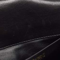 Yves Saint Laurent Black/White Zebra Print Calfhair and Leather Mombasa Double Bag
