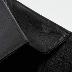 Pre Owned حقيبة كلتش إيف سان لوران تشيك جلد مجعد وردي ميتاليك كبيرة