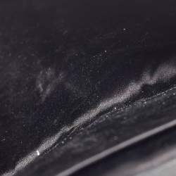 Pre Owned حقيبة كلتش إيف سان لوران تشيك جلد مجعد وردي ميتاليك كبيرة