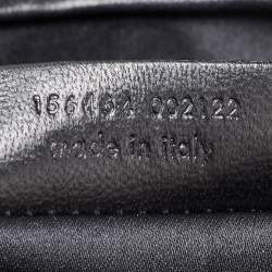 Yves Saint Laurent Black Patent Leather Large Muse Satchel