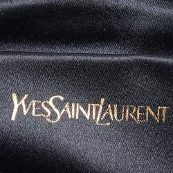 مملوكة مسبقًا Yves Saint Laurent Teal Patent Leather Belle De Jour Flap Clutch