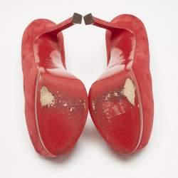 Yves Saint Laurent Red Tribtoo Platform Pumps Size 38.5