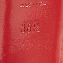 Yves Saint Laurent Red Tribtoo Platform Pumps Size 38.5