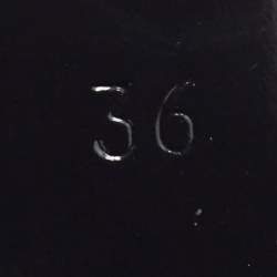 Pre Owned Saint Laurent Black Suede Loulou Zip Ankle Length Boots Size 36