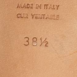 Pre Owned Yves Saint Laurent Black Leather Pointed Toe Pumps Size 38.5