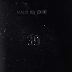 Yves Saint Laurent Metallic Black Suede Tribtoo Platform Pumps Size 39