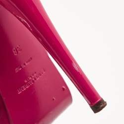 مملوكة مسبقًا Yves Saint Laurent Pink Patent Tribute Sandals Size 38