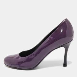 Yves Saint Laurent Purple Patent Tribtoo Pumps Size 38