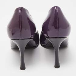 Yves Saint Laurent Purple Patent Tribtoo Pumps Size 38