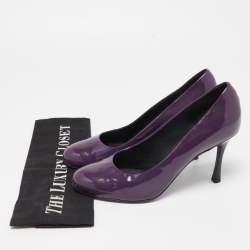 Yves Saint Laurent Purple Patent Tribtoo Pumps Size 38