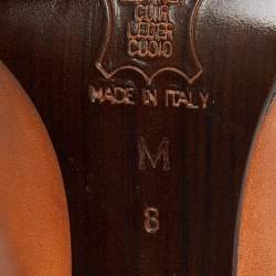 Pre Owned Yves Saint Laurent Tan Pointed Toe Pumps Size 38