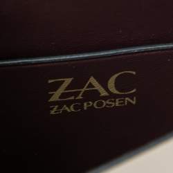 مملوكة مسبقًا Zac Posen Tricolor Leather Belay Oil Slick Crossbody Bag